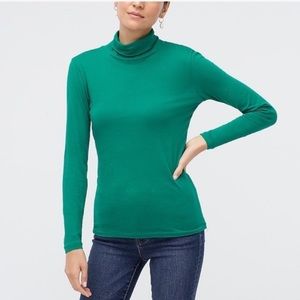 J.Crew Perfect fit Turtleneck Alpine Green Small
